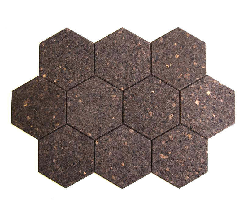 Hexagon Cork Notice Board Self Adhesive Wall Tiles - Image 5