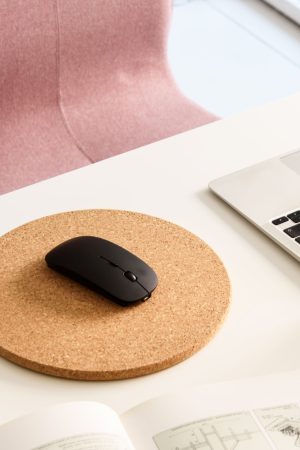 Natural Cork Round Mouse Pad