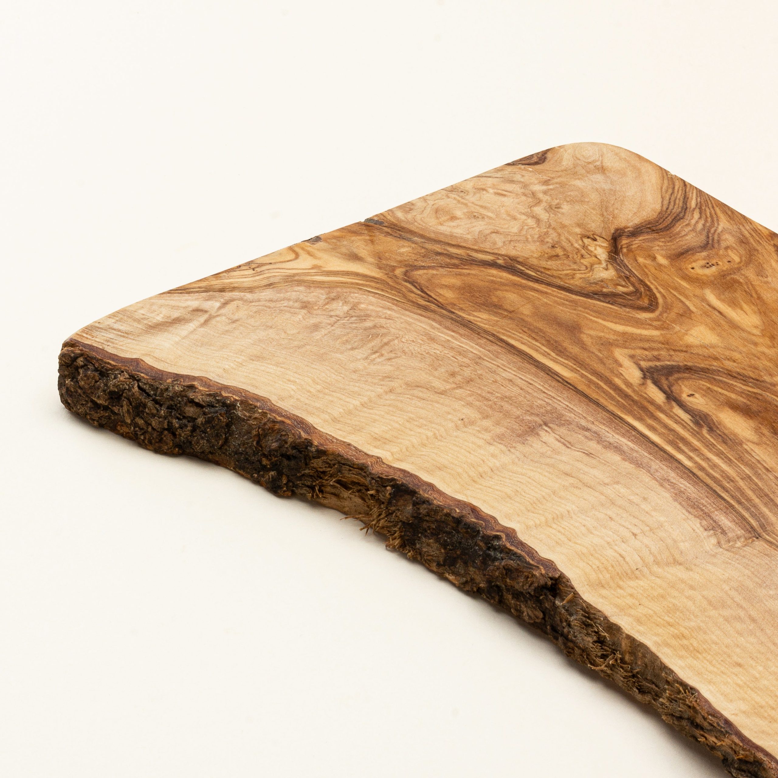 Olive Wood Rectangular Rustic Serving Board - Image 4