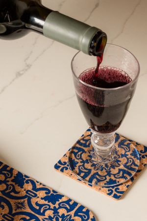 Cork Coasters | Tile Design | Square