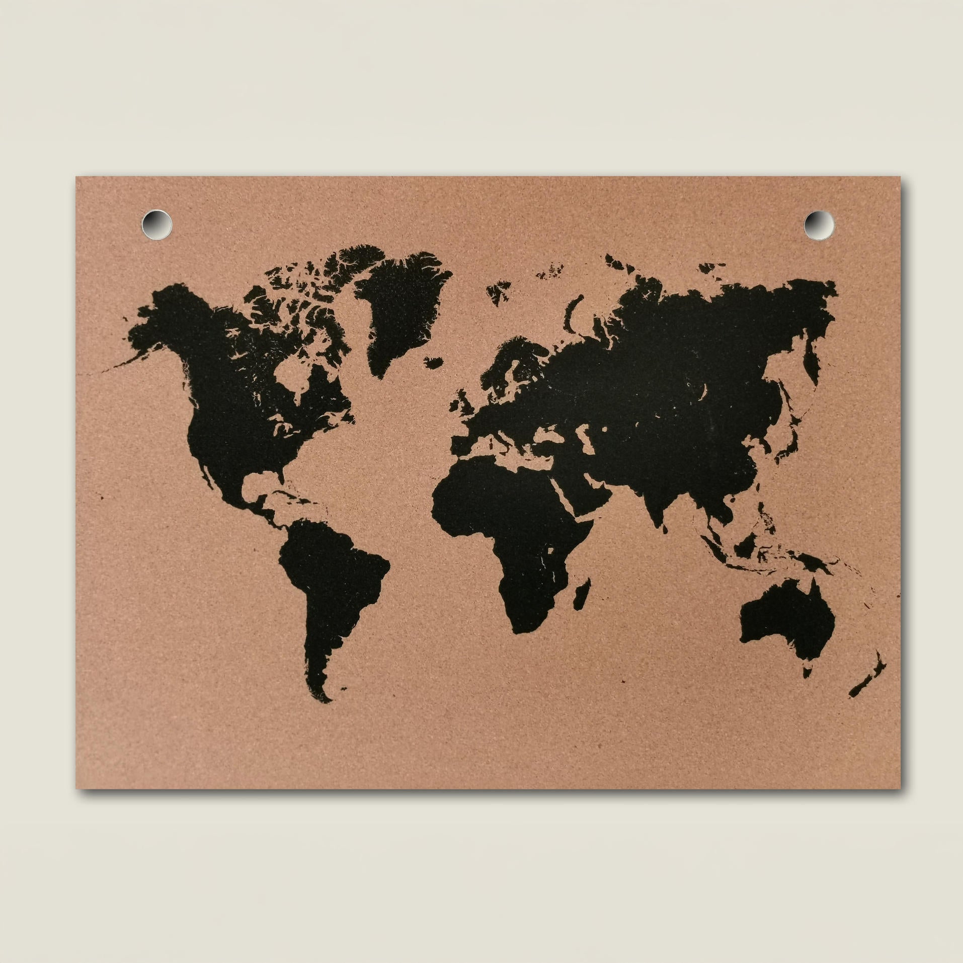 World Map Cork Notice Board - Image 2